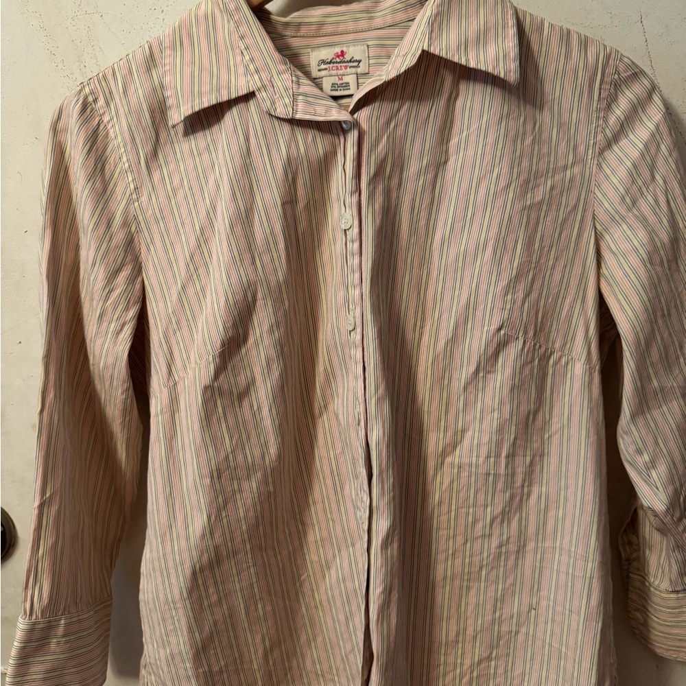 J. Crew Multicolor Striped Shirt